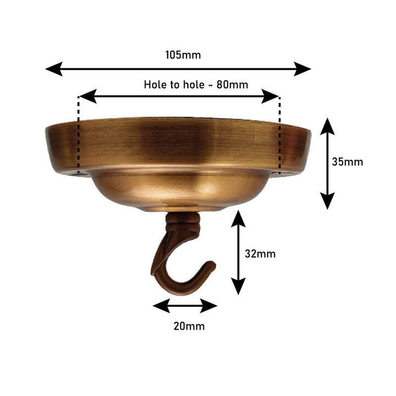 Ceiling Rose With Hook