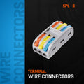 2/3 Way Electrical Connectors Wire Block Clamp Clips Fast Cable Reusable Lever