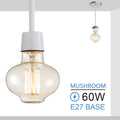 Mushroom E27 60W Dimmable Vintage Bowl Light Bulb.~2995