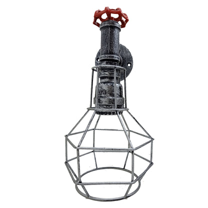  Unique Mini Decor Lamp with Retro Metal Water Pipe Wall light Design
