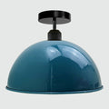 Retro Industrial vintage style Dome Shade ceiling light Dark Blue~2188 - Vintagelite