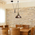 Retro Style Lamp Industrial Loft Adjustable Metal Pendant Ceiling Light~2371 - Vintagelite