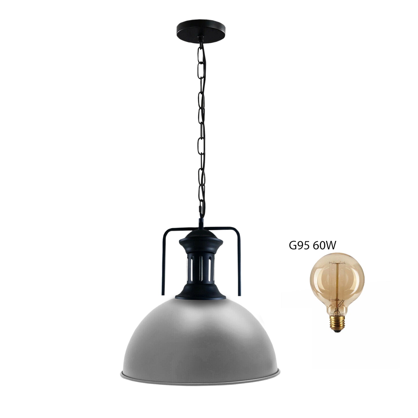 Retro Industrial Loft Style Metal Shade Ceiling Pendant Light