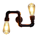 Wall Lights Industrial Metal Water Pipe Wall Lamp~2607 - Vintagelite