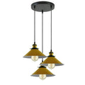 Industrial Vintage Metal Retro Ceiling Yellow Pendant LampShade