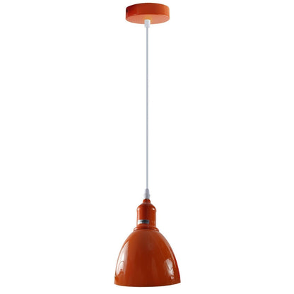 Modern Adjustable Retro 3-way Orange Ceiling Pendant Light