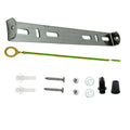 195mm bracket Light Fixing strap brace Plate with accessories ceiling rose - Vintagelite