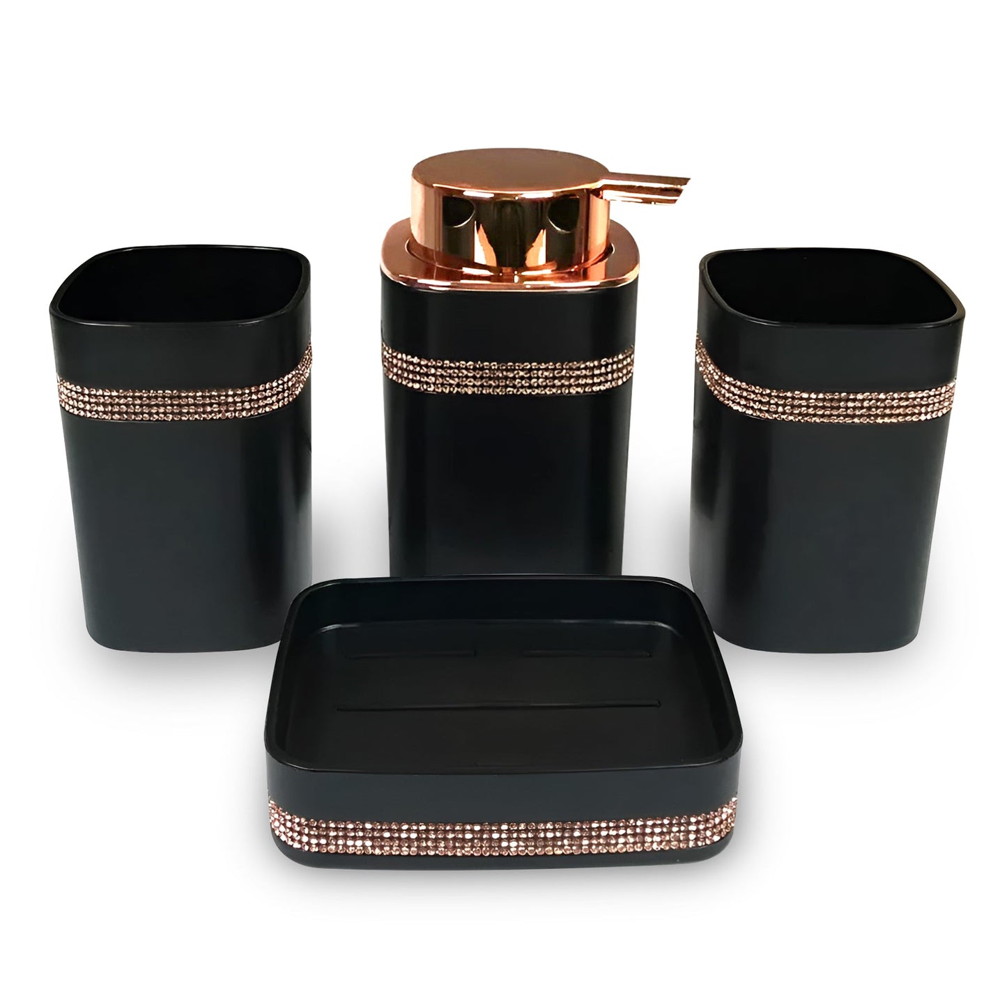 Luxury 4 Pcs Bathroom Accessory Set Bath Accessories Set ~3666