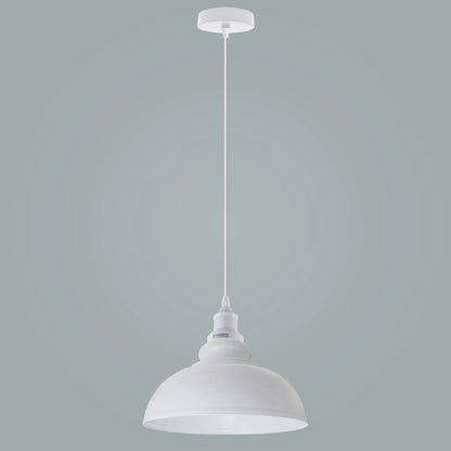 Contemporary Quality White Linen Fabric Triple Tier Ceiling Pendant Light Shade | 60w Maximum