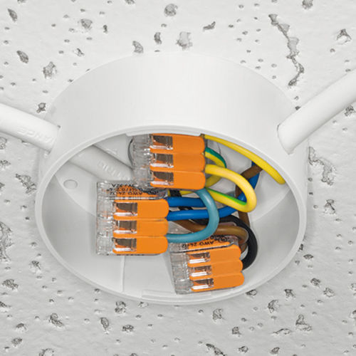 32A Spring Lever Push Fit Reusable 3 Way Wire Connectors~2028 - LEDSone UK Ltd