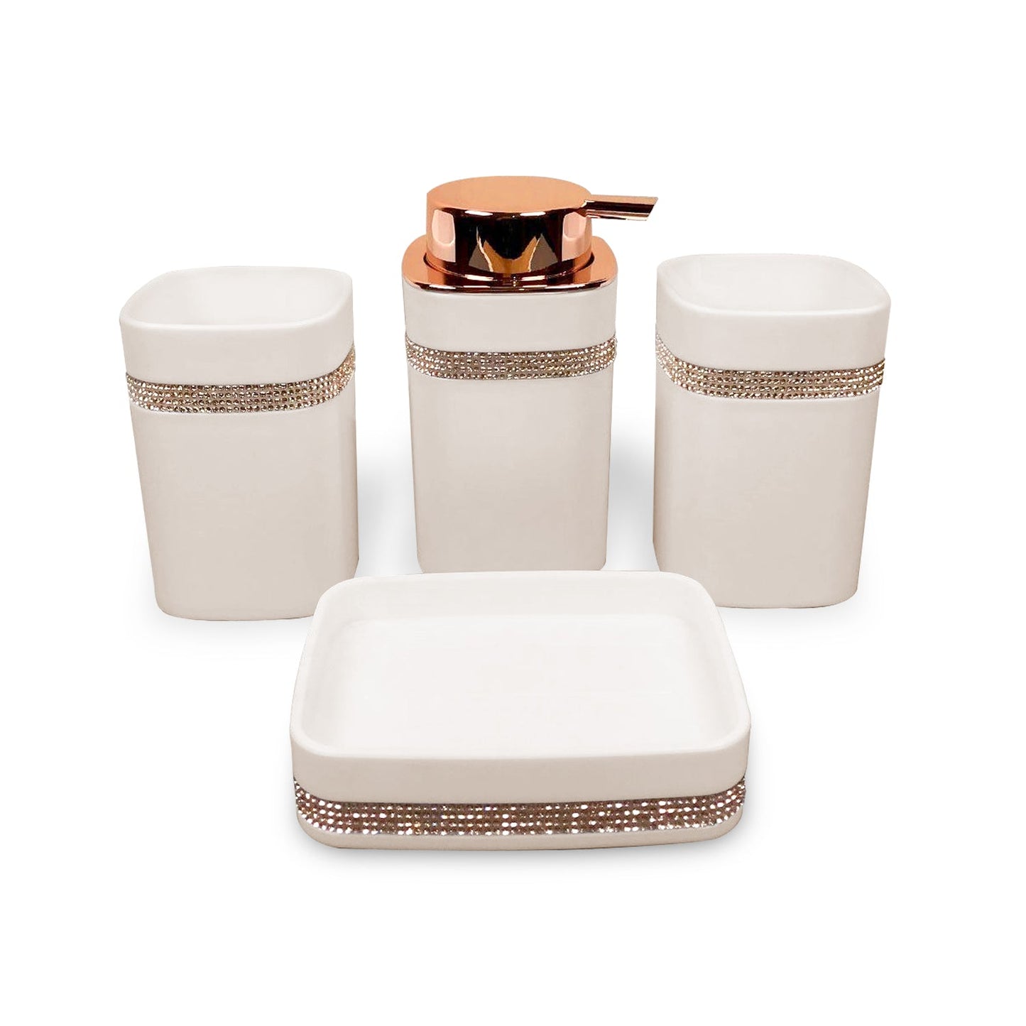 Luxury 4 Pcs Bathroom Accessory Set Bath Accessories Set ~3666