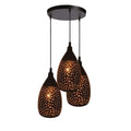Modern Design Ceiling 3 Pendant Shade Light Set - Vintagelite