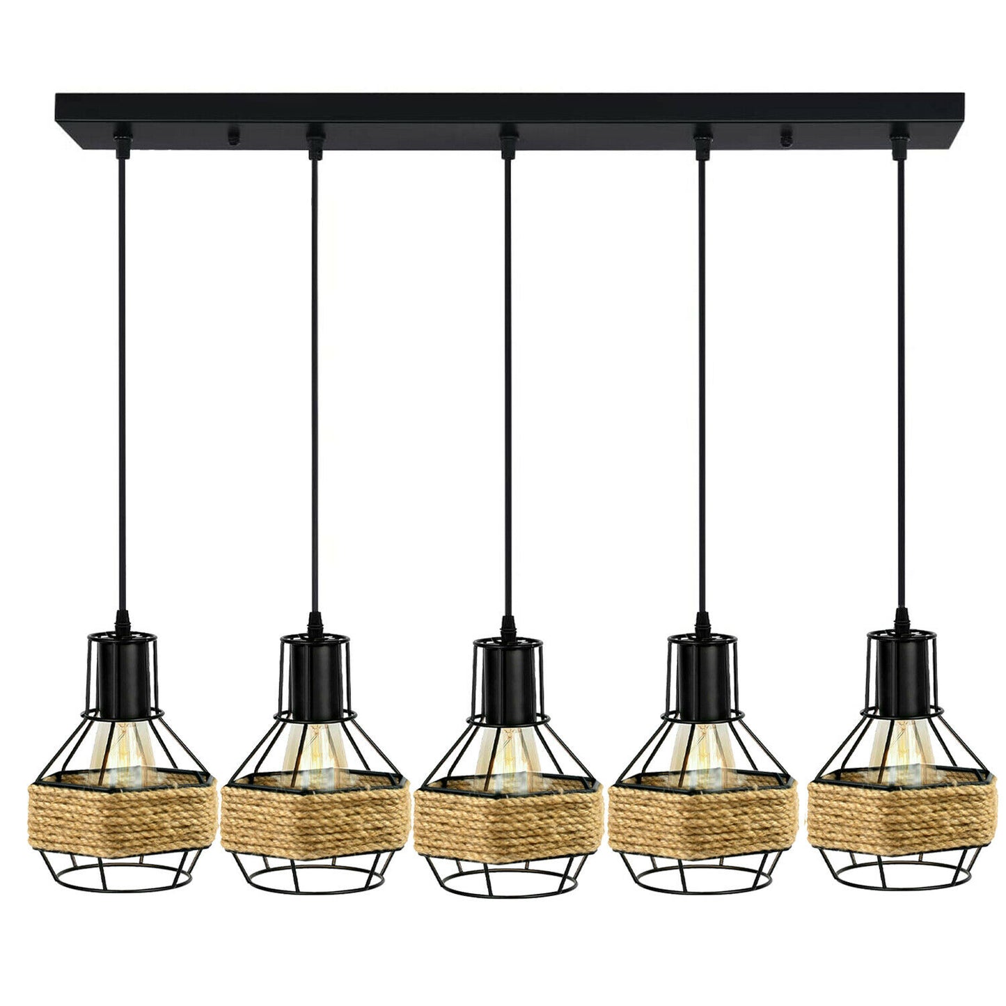 Hemp Rope Vintage Ceiling Lights