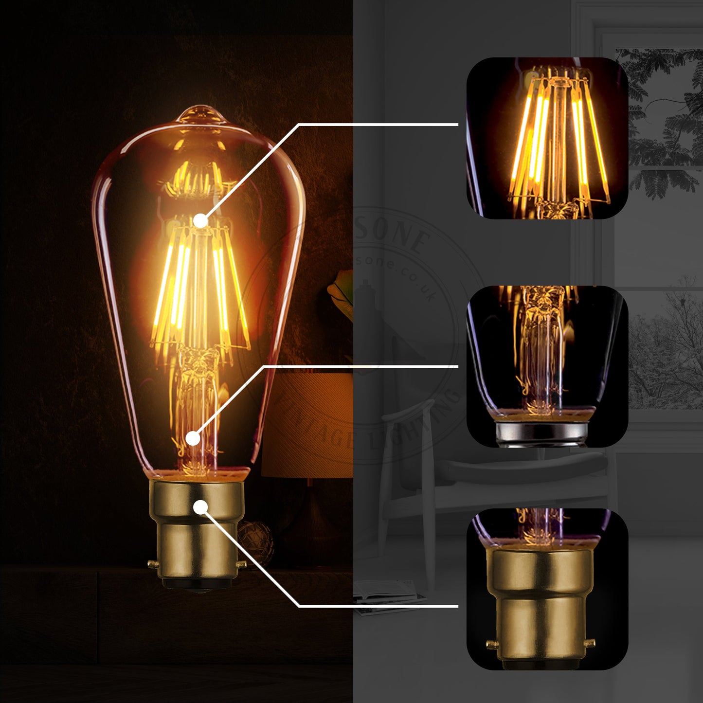 LED Filament Light Bulb