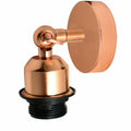 Vintage Industrial Adjustable Indoor Rose Gold Wall Sconce Holder Flush Mount