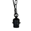 black pendant light fitting