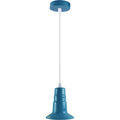 Industrial Ceiling Blue E27 Base Fitting Lamp Holder Pendant