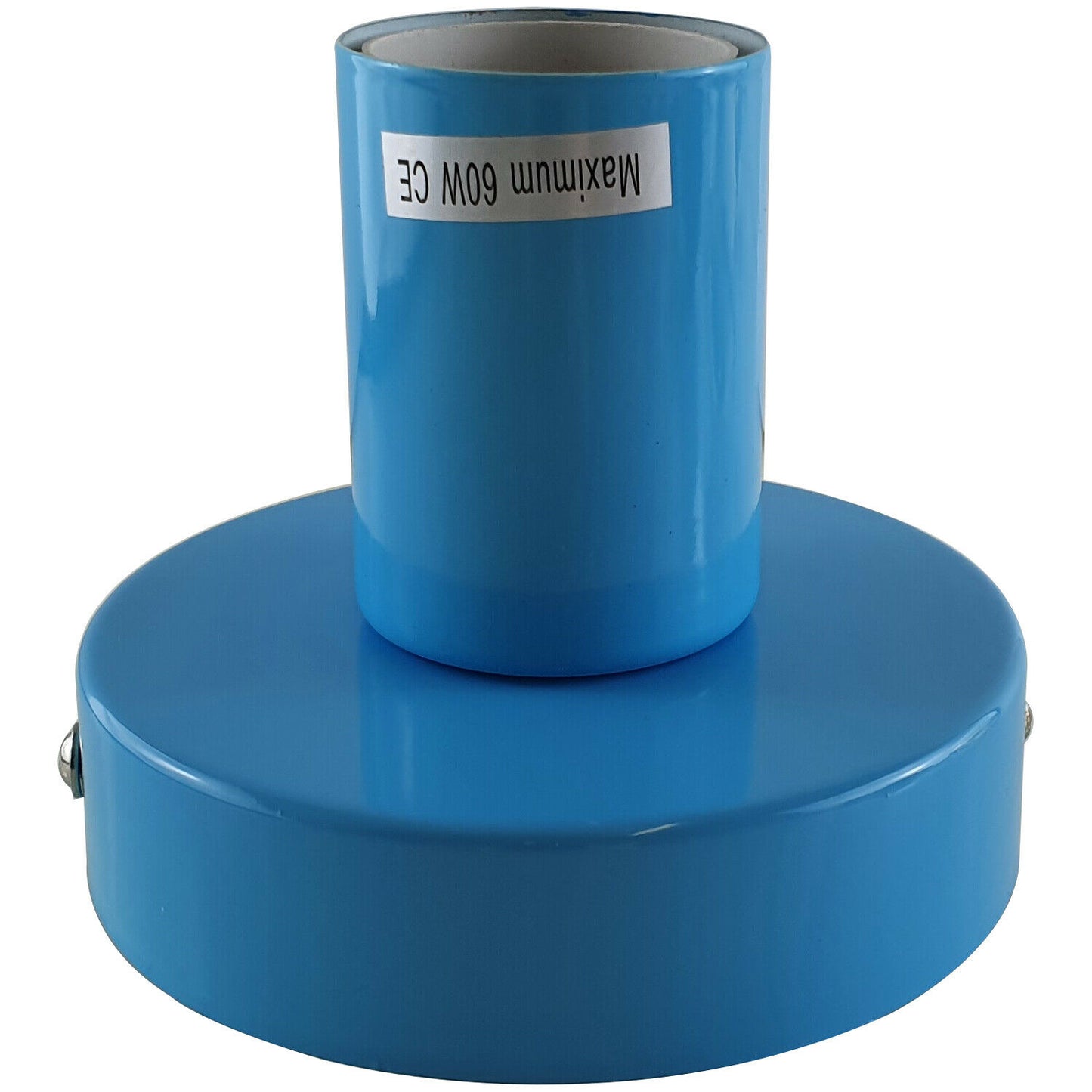 Blue Flush Mount Ceiling Light~1960