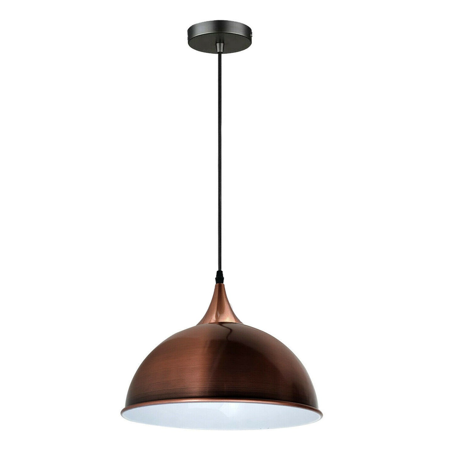 Copper Modern Industrial Iron Curved Dome Pendant Lamp Shade