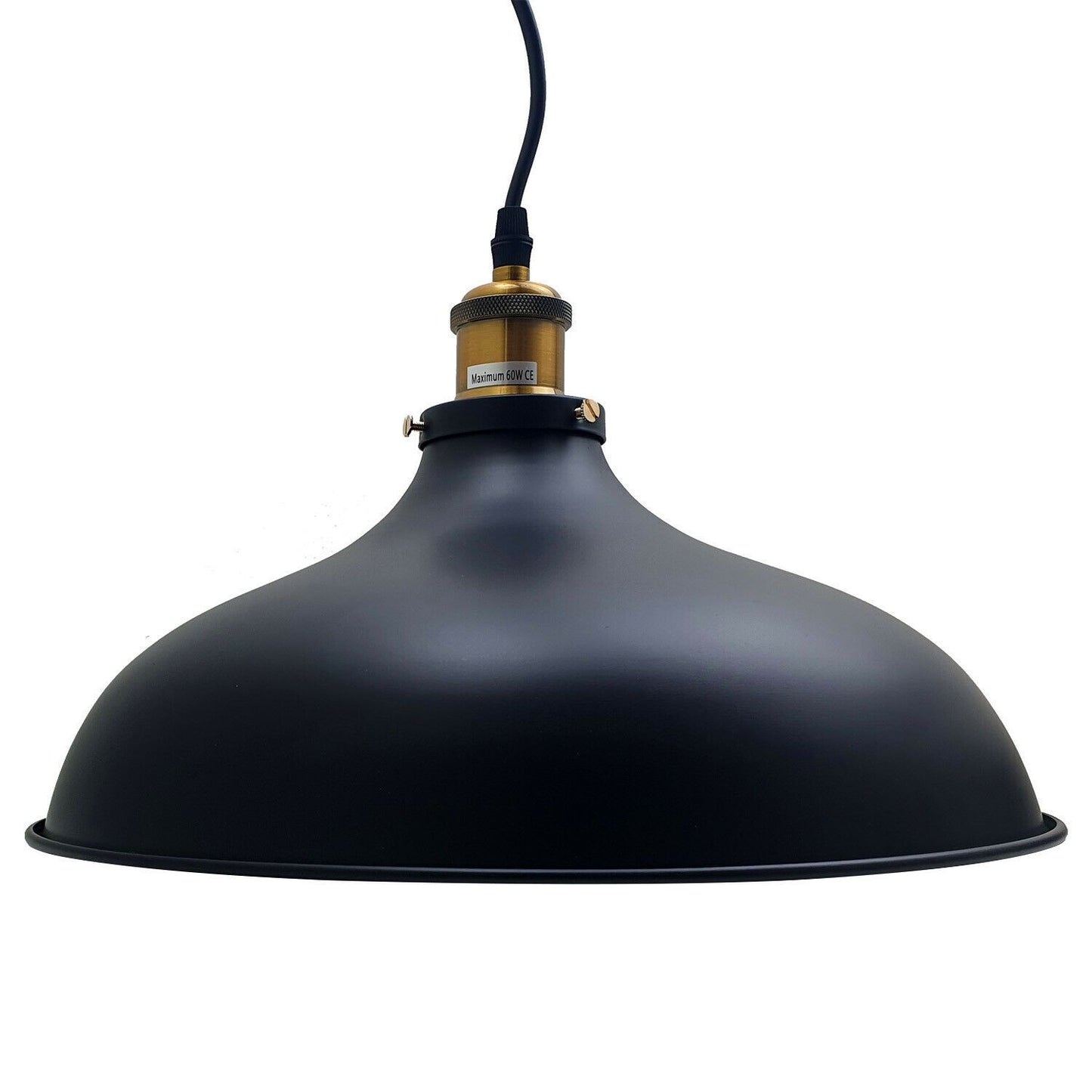 black pendant light shade