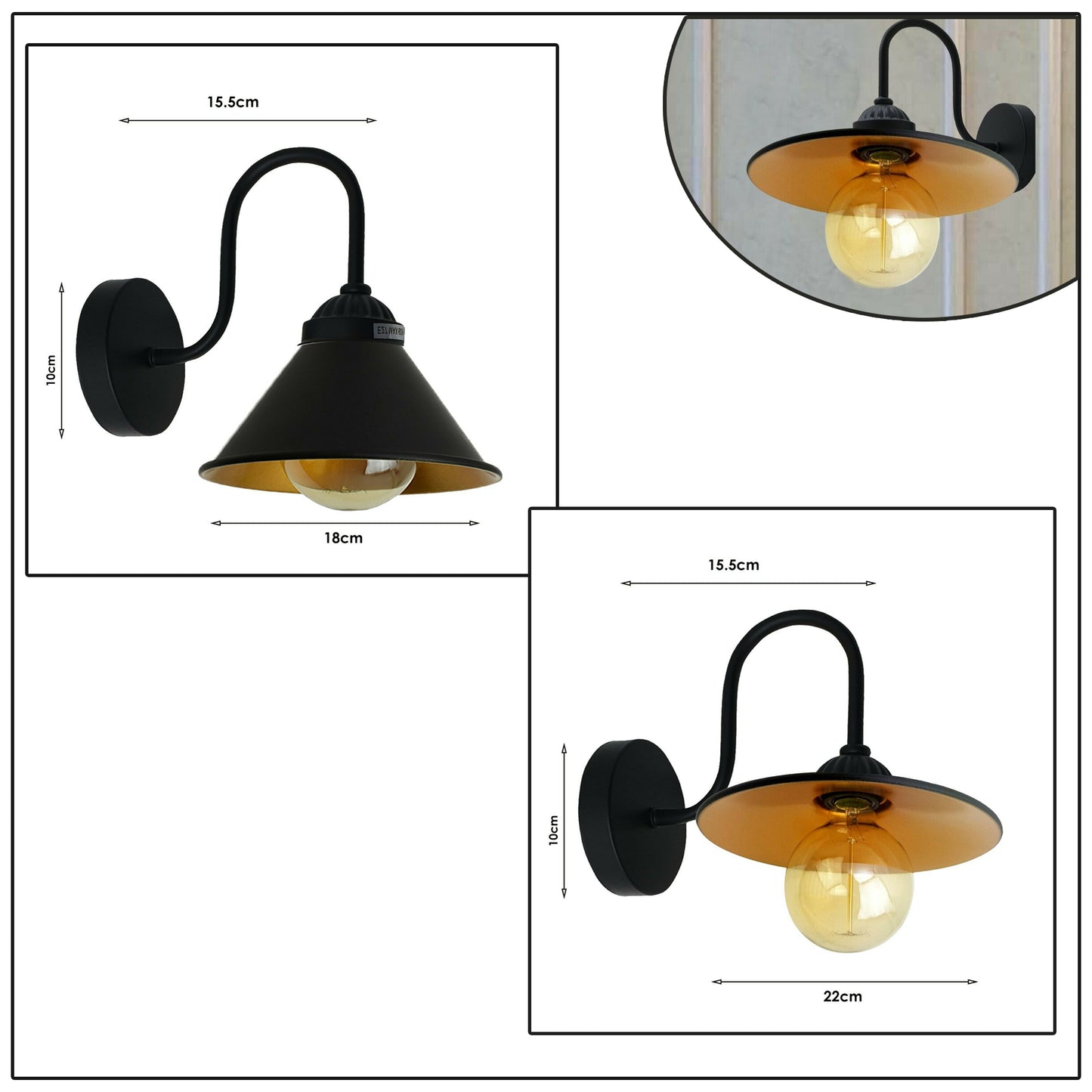 Design Wall Light Fitting Home Lighting - Vintagelite