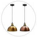 Vintage Modern Ceiling Pendant Light Metal Dome Shade Hanging Indoor Light Fitting With 95cm Adjustable Wire~2121 - Vintagelite