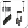 Vintage Drum Metal Cage Lampshade Ceiling Pendant Light