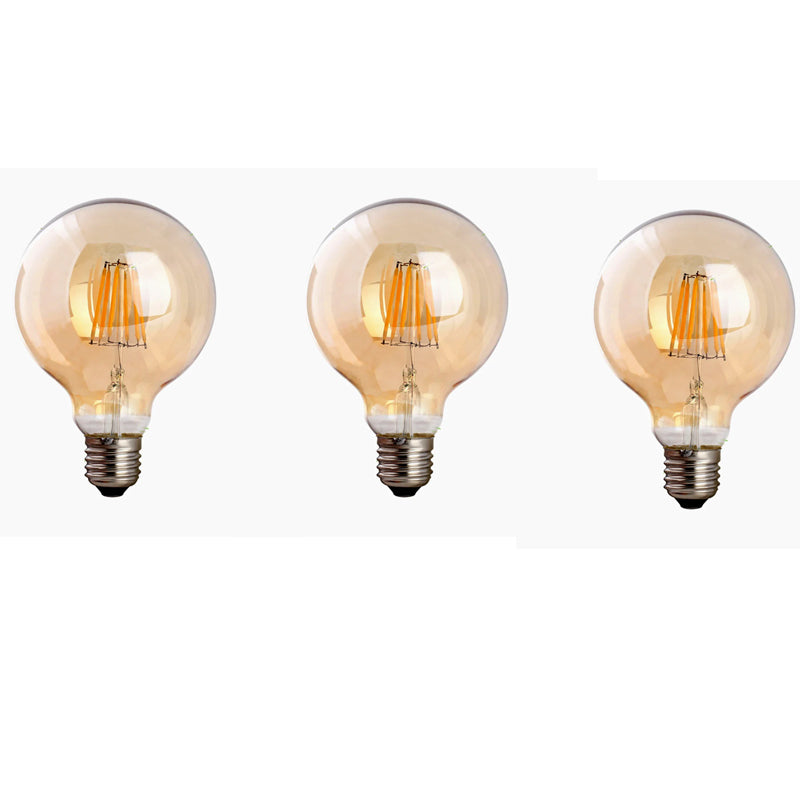G95 E27 8W Dimmable Globe Vintage LED Retro Light collection Bulbs