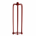Red Metal Vintage Retro Industrial Wire Cage - Vintagelite