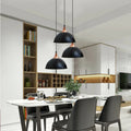Vintage Black 3-Way Ceiling Pendant Light Stylish Lampshade-Application Image