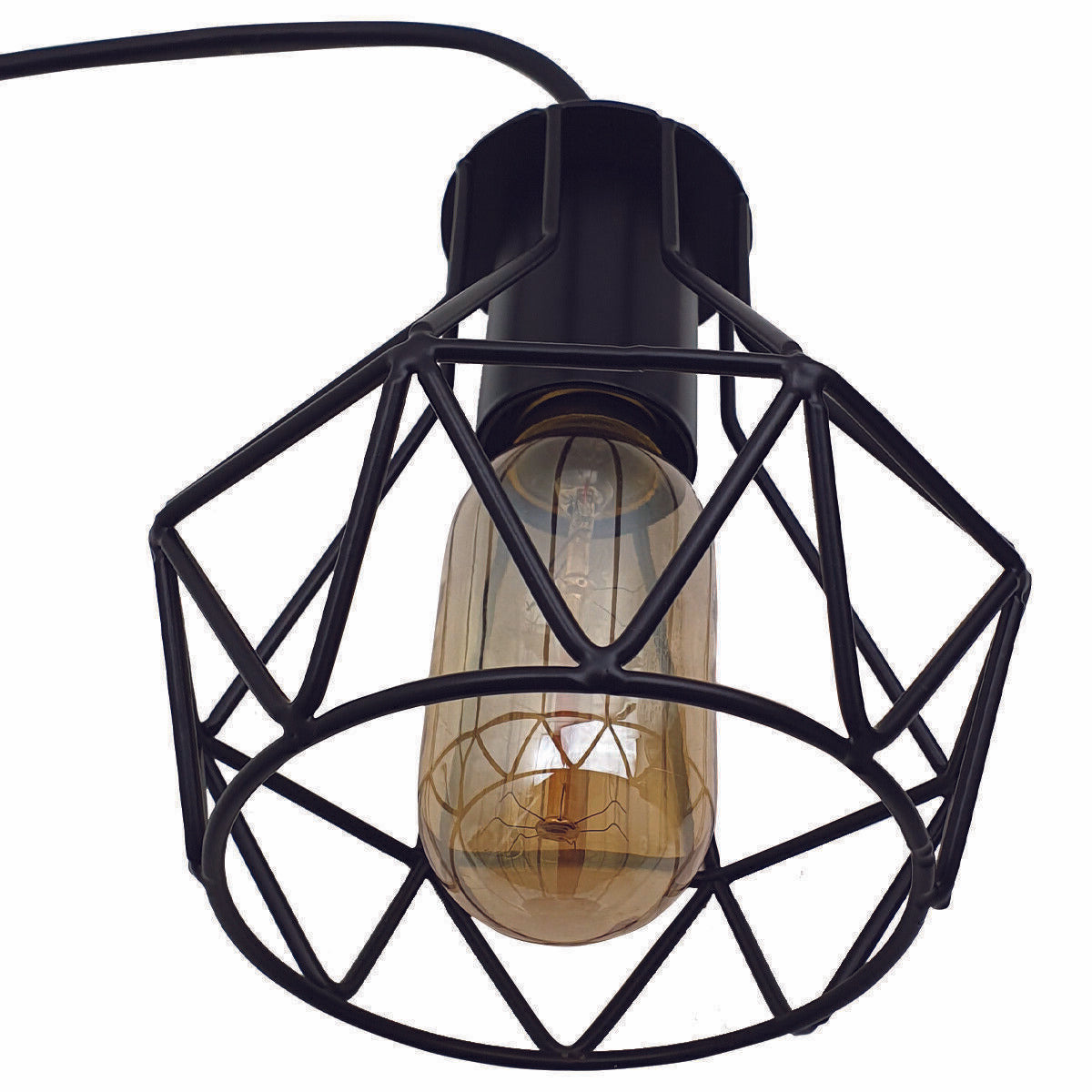 Modern Light Wire Cage Black~1762