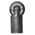 Modern Brushed Silver Industrial Cage Wall Sconce Lamp-E27 Holder