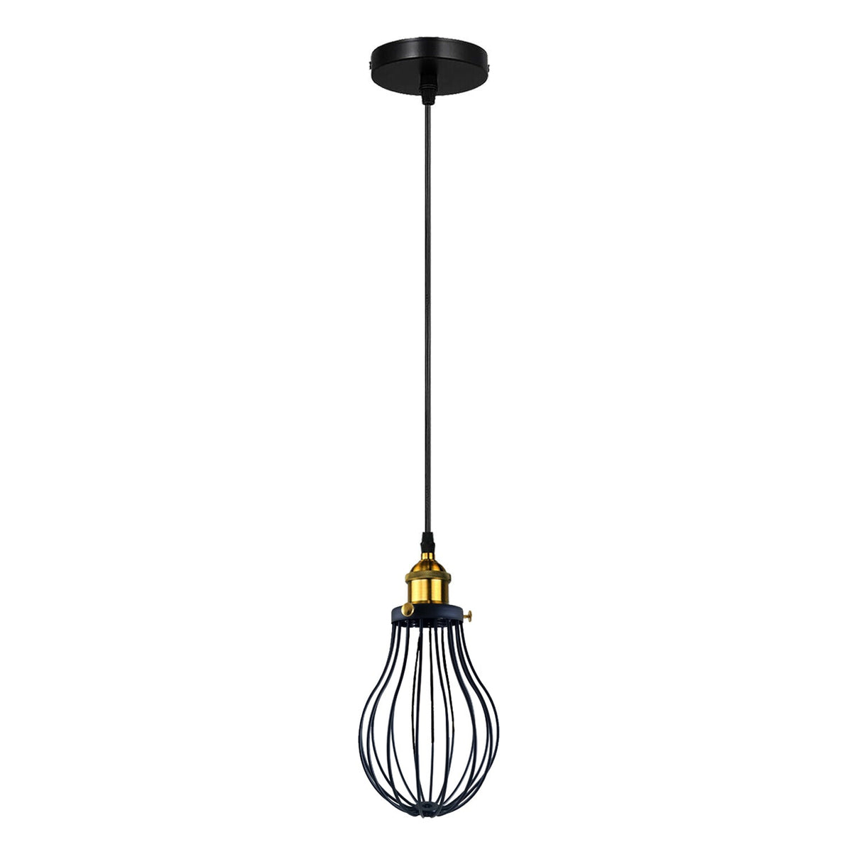 Industrial Vintage 3 Head Decorative Cage Ceiling Pendant Light