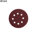 P-80 5 inch 8 Hole Sanding Discs Grind Paper Sanding Disc - Vintagelite