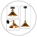 Vintage Industrial Rustic Sconce Wall Pendant Light Kit~1912 - Vintagelite