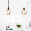 Rustic Red Spider 2Way Cage Pendant Light
