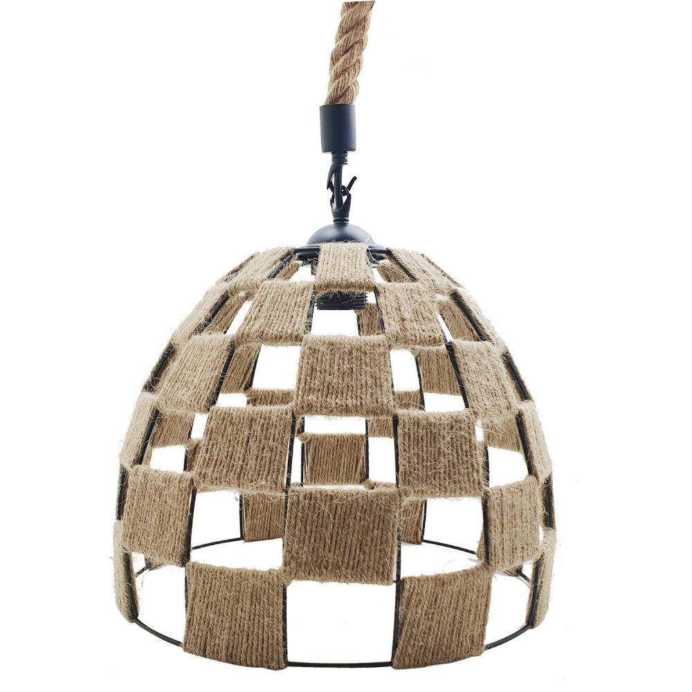 Modern Hemp Rope Design Ceiling Pendant Light Shade - Vintagelite