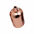 Vintage Industrial Lamp Light Bulb Holder Polished Rose Gold Colours Edison E27 Fitting - Vintagelite
