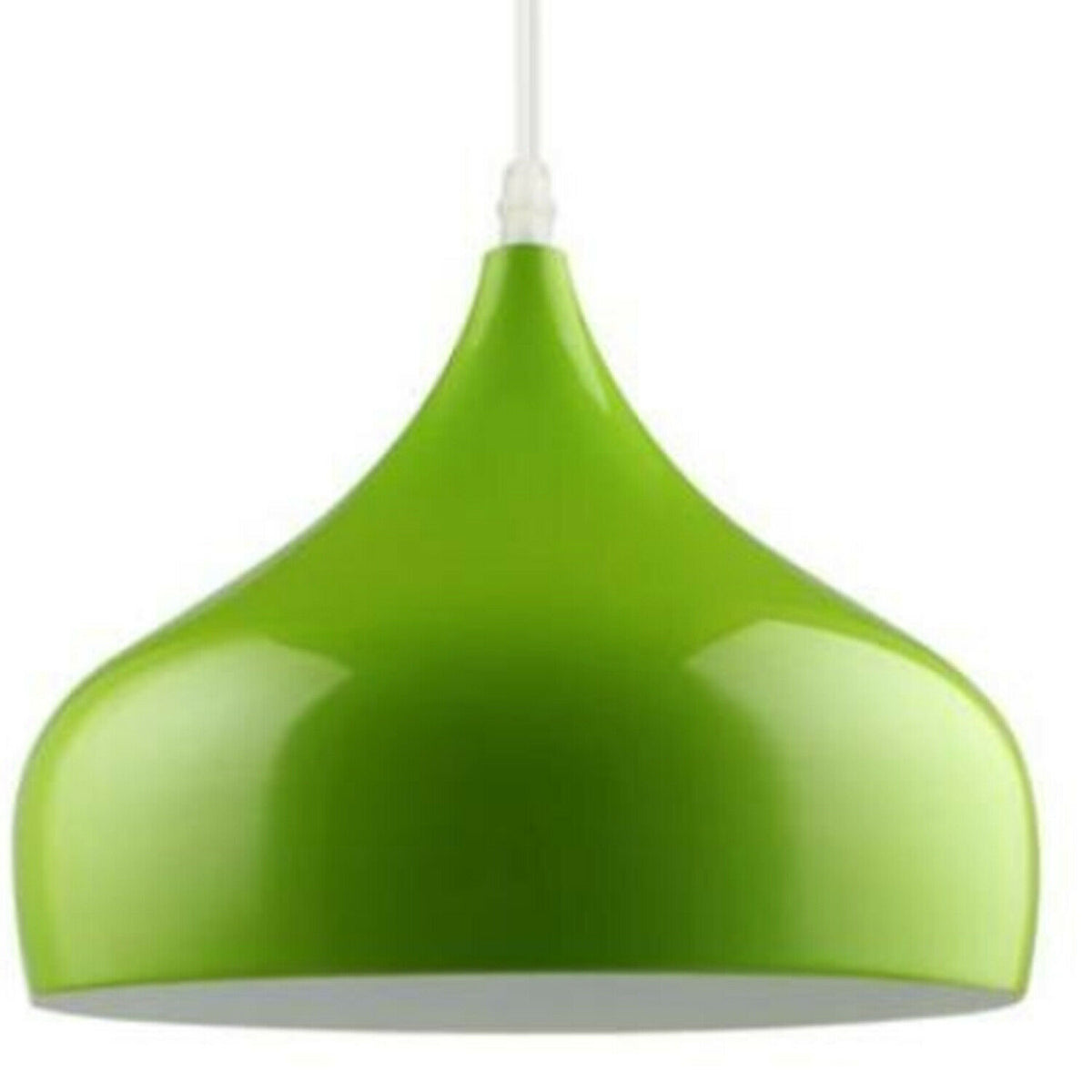 Green Industrial Metal Cage Ceiling Pendant Light Shade - Vintagelite
