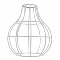 Rustic State Vase Shape White Industrial Vintage Style - Vintagelite
