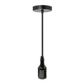 Black Bottle Type Bulb Holder Pendant Light - Vintagelite