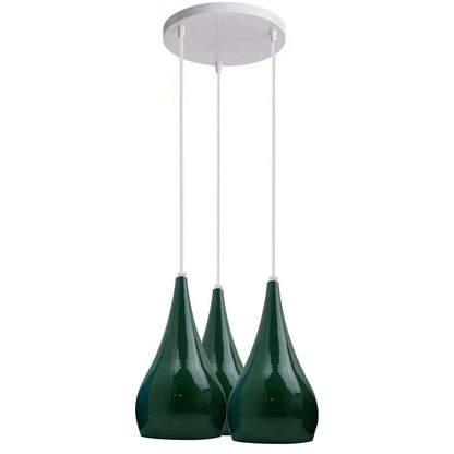 Vintage 3 Way Multi Teardrop Shaped Hanging Ceiling Pendant Lamp~2079