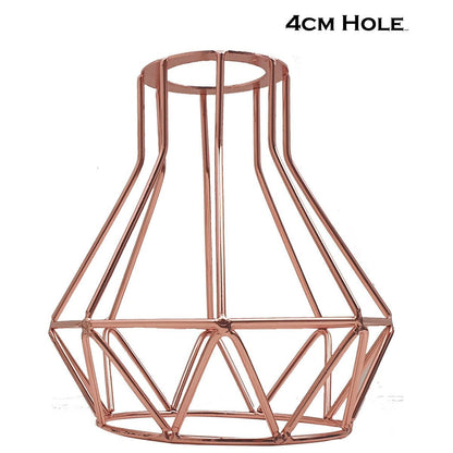 Metal Wire Cage Pendant Light Shades~2102