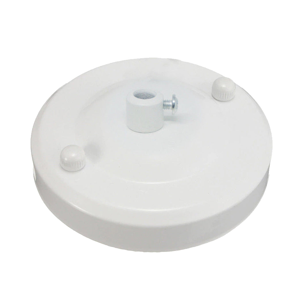 White Vintage Ceiling Rose Light Fitting 108 Diameter - Vintagelite