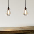 Vintage industrial hanging light with retro design