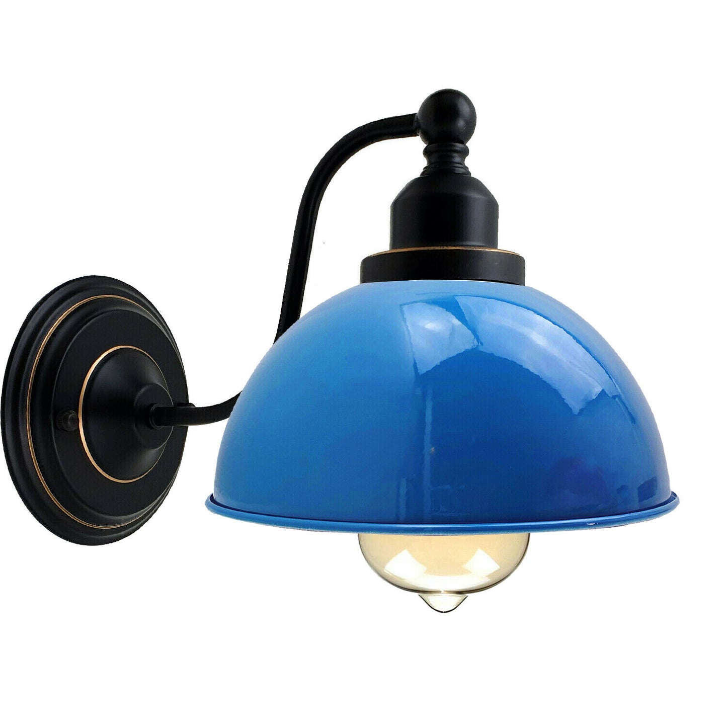 Retro industrial suspended wall lamp