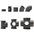 INDUSTRIAL MALLEABLE Metal PIPE FITTINGS CONNECTORS JOINTS 3/4" INCH~1876 - Vintagelite