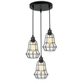 Vintage Cage Pendant Light Shade Chandelier Pendant Ceiling Lights UK~1704
