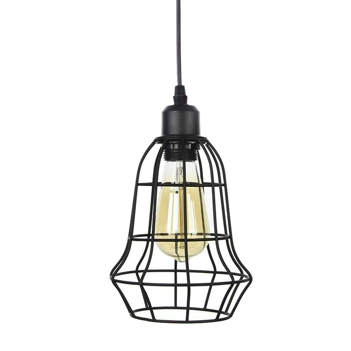Vintage Cage Pendant Light Shade Chandelier Pendant Ceiling Lights UK~1704