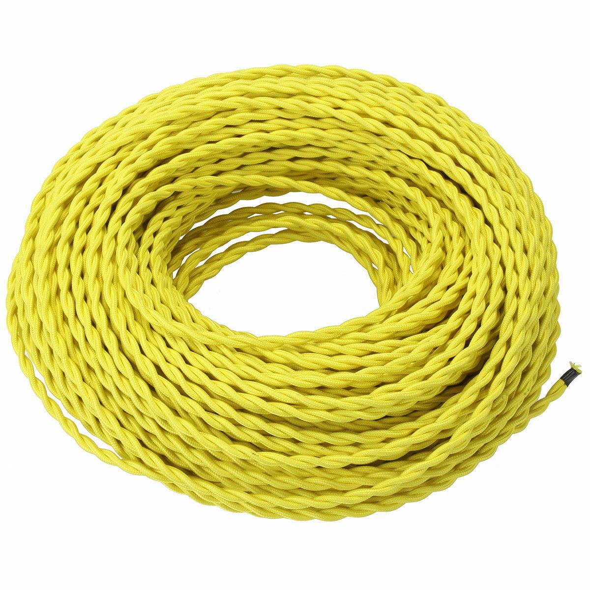 5M Braided Twisted Fabric Cord Will Improve Your Lighting Experience~1716